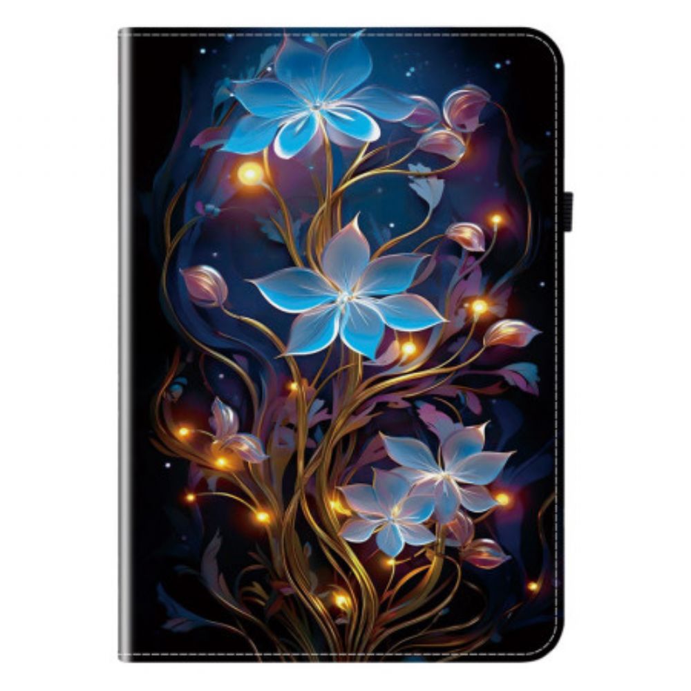 Cover Xiaomi Pad 7 / 7 Pro Lichtgevende Bloemen Bescherming Hoesje