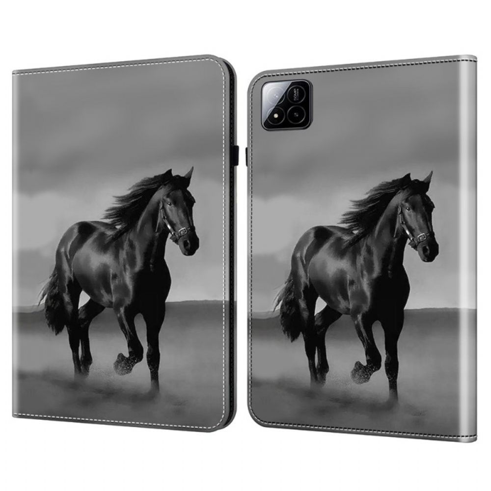 Cover Xiaomi Pad 7 / 7 Pro Zwart Paard Bescherming Hoesje