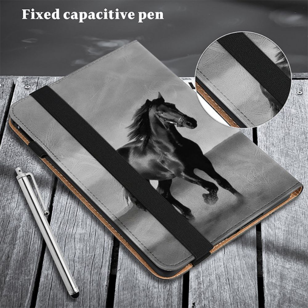 Cover Xiaomi Pad 7 / 7 Pro Zwart Paard Bescherming Hoesje