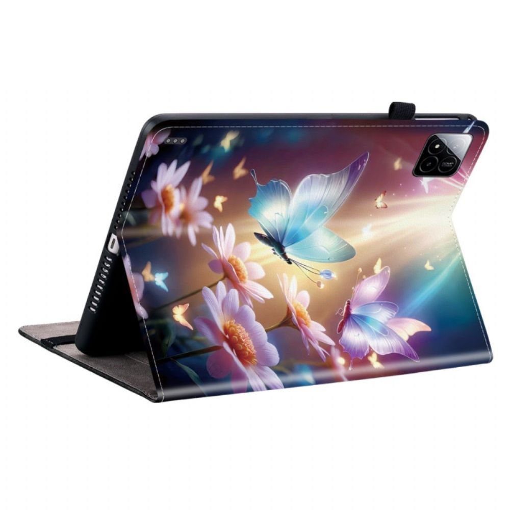 Folio-hoesje Xiaomi Pad 7 / 7 Pro Telefoonhoesje Lichtgevende Vlinders