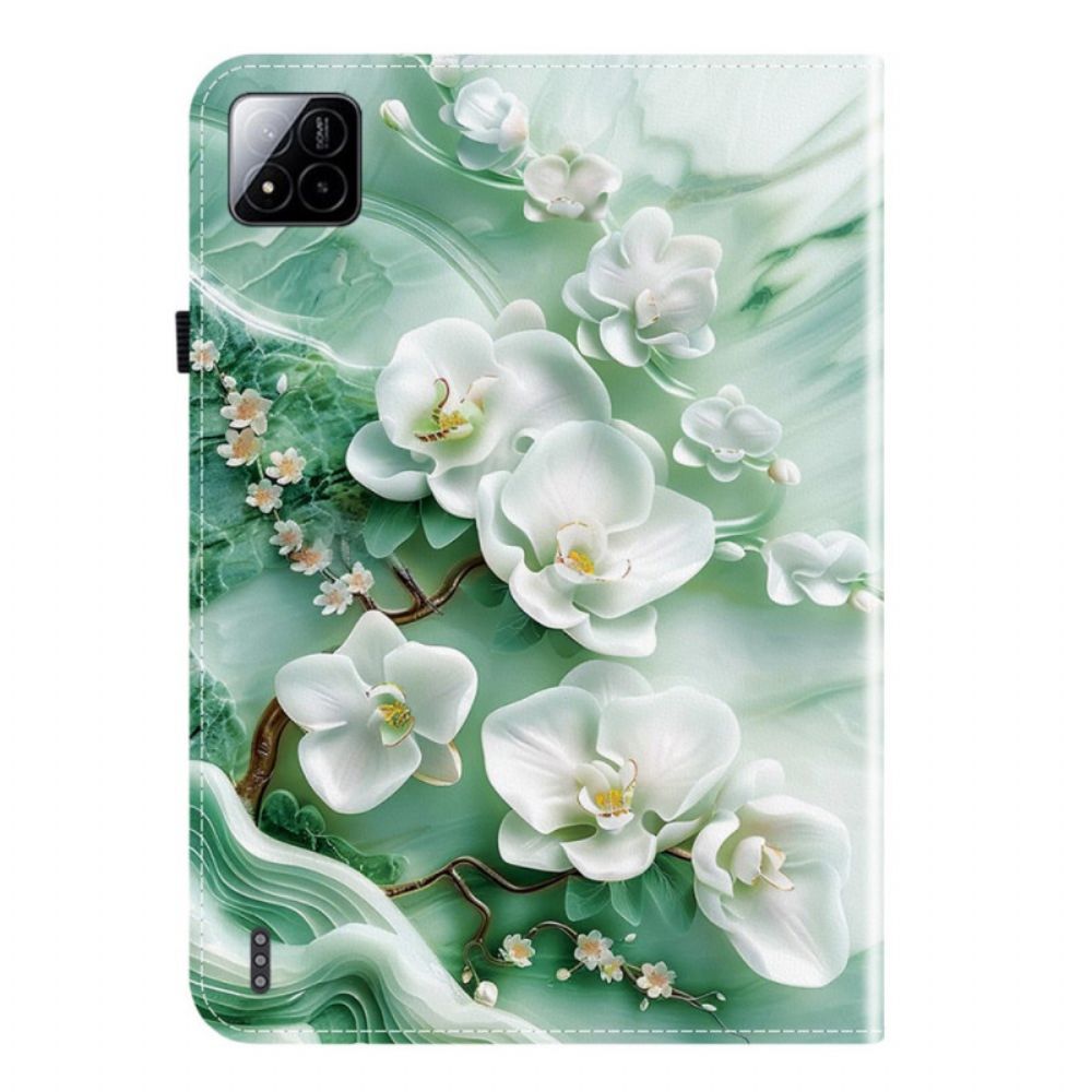 Hoesje Case Xiaomi Pad 7 / 7 Pro Telefoonhoesje Jade Bloemen