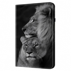Hoesje Case Xiaomi Pad 7 / 7 Pro Telefoonhoesje Paar Leeuwen