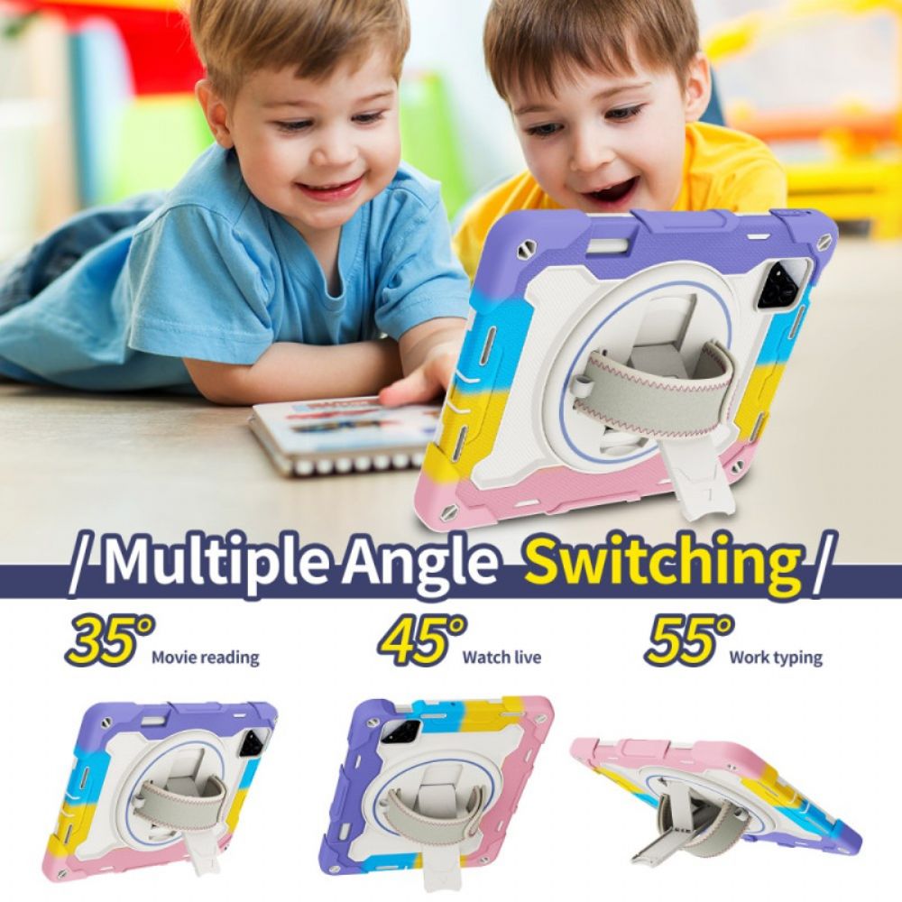 Hoesje Xiaomi Pad 7 / 7 Pro Ultrabestendig Met Band En Standaard