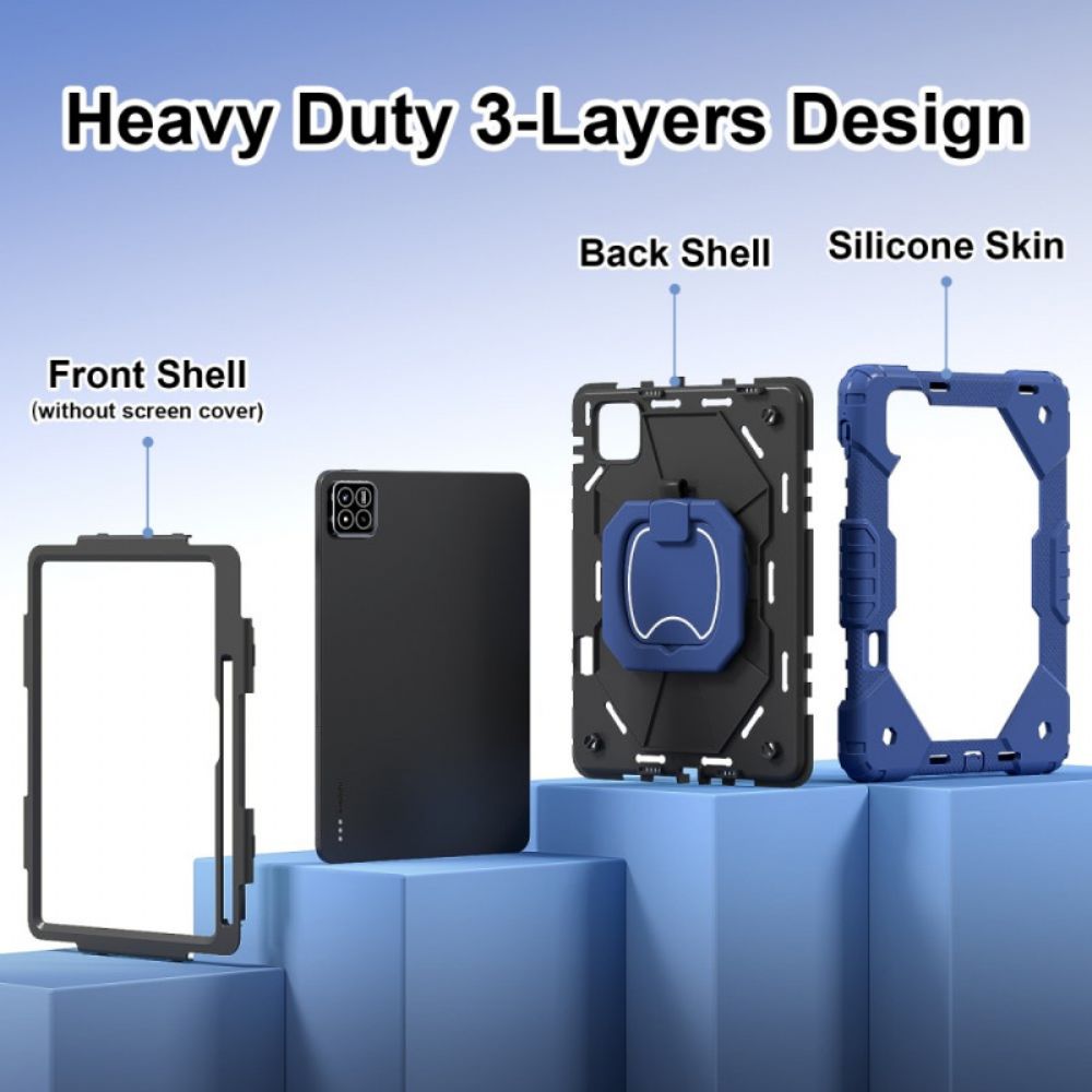 Hoesje Xiaomi Pad 7 / 7 Pro Verstevigde Bescherming Met Ringhouder