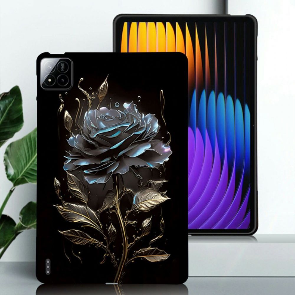 Hoesje Xiaomi Pad 7 / 7 Pro Zwarte Roos