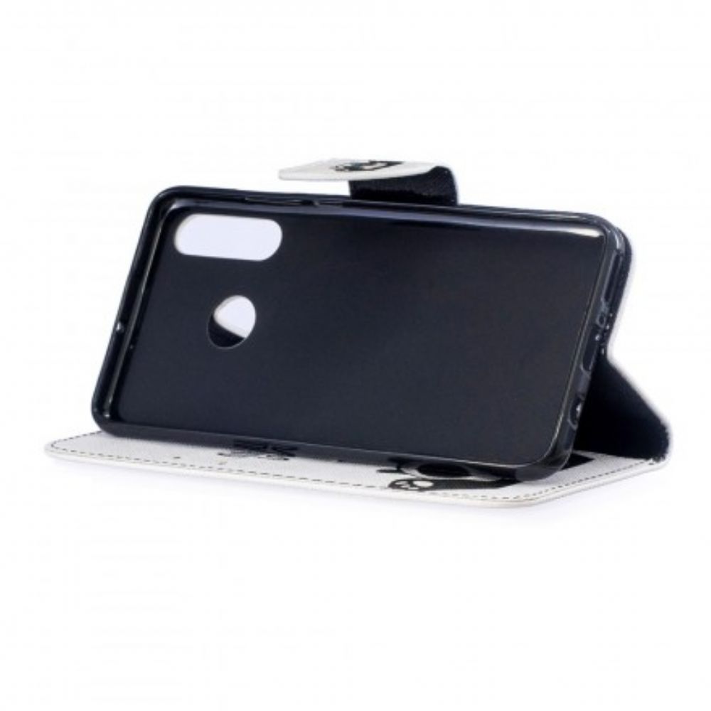 Folio-hoesje voor Huawei P30 Lite Hallo Panda