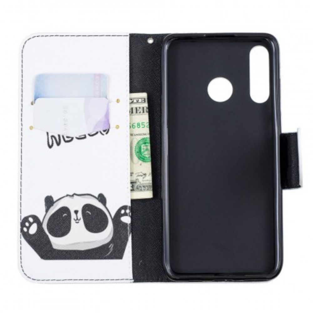 Folio-hoesje voor Huawei P30 Lite Hallo Panda