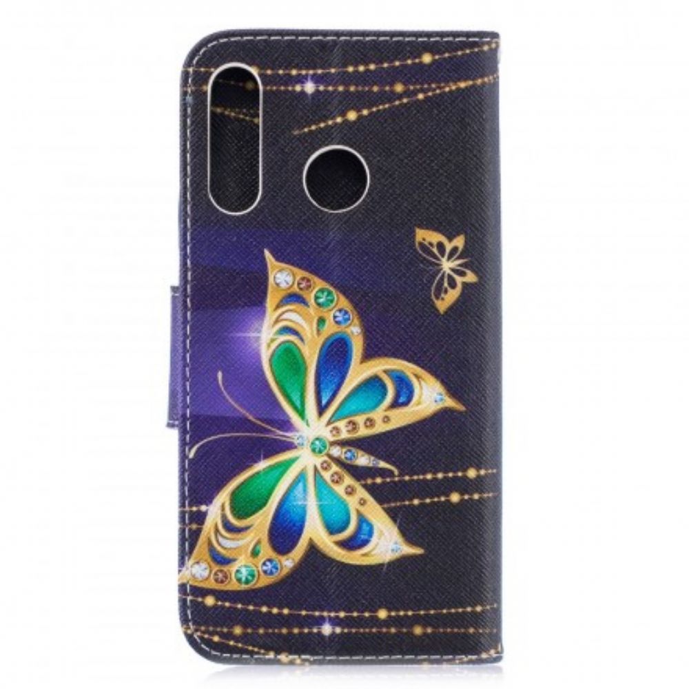 Folio-hoesje voor Huawei P30 Lite Magische Vlinder