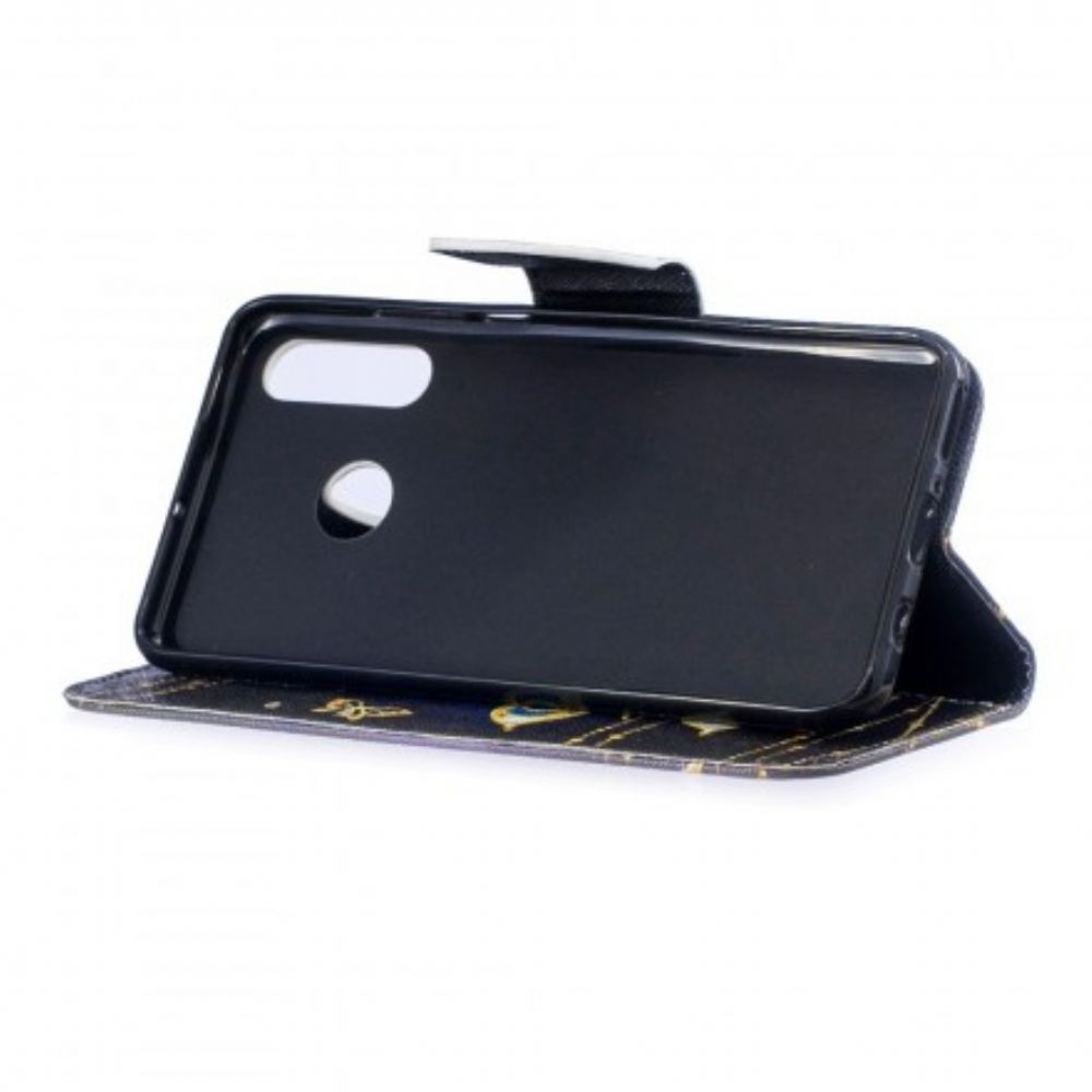 Folio-hoesje voor Huawei P30 Lite Magische Vlinder