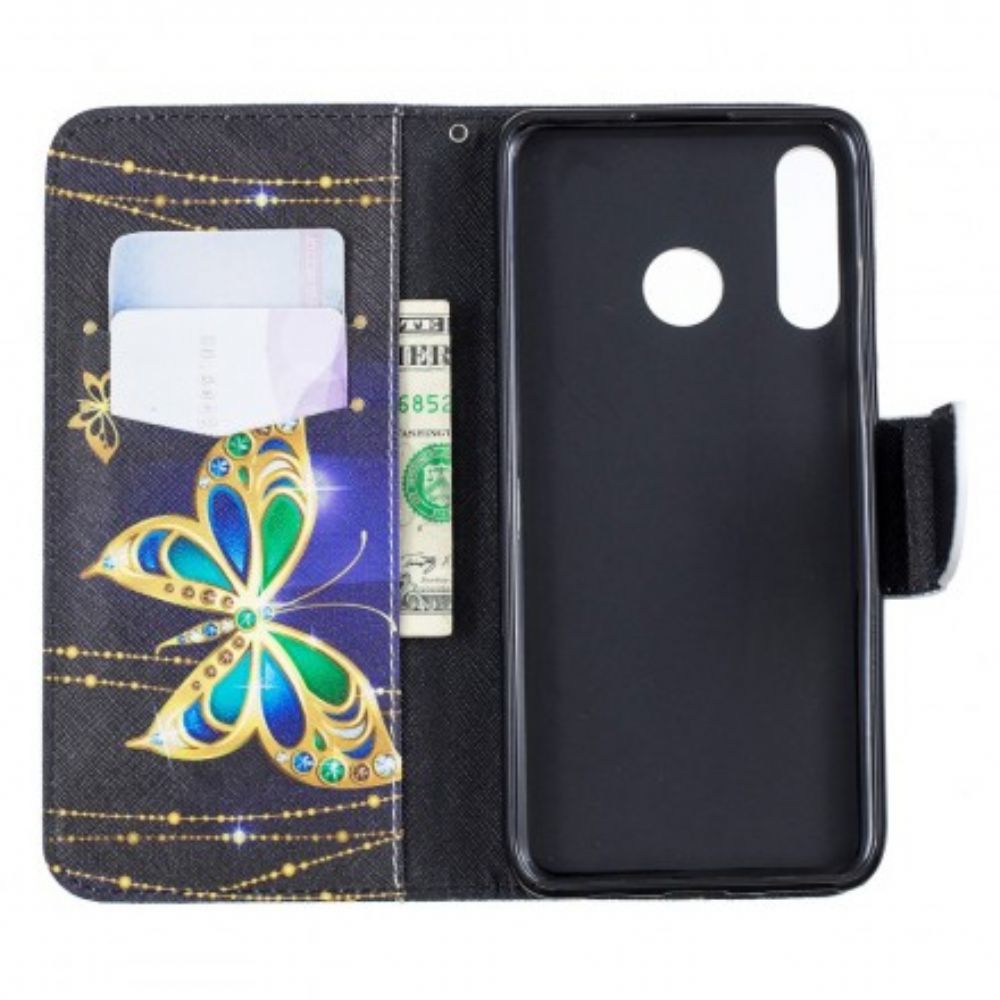 Folio-hoesje voor Huawei P30 Lite Magische Vlinder