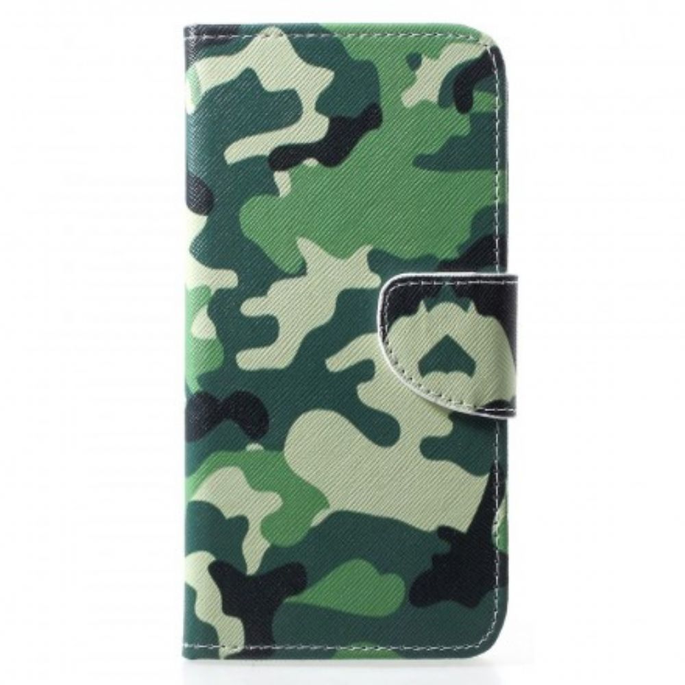 Folio-hoesje voor Huawei P30 Lite Militaire Camouflage