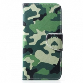 Folio-hoesje voor Huawei P30 Lite Militaire Camouflage