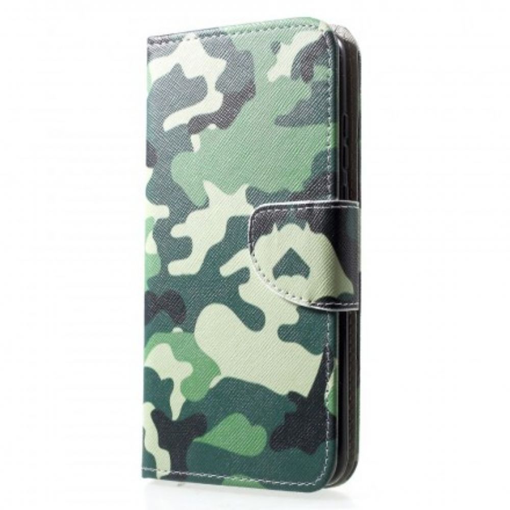 Folio-hoesje voor Huawei P30 Lite Militaire Camouflage