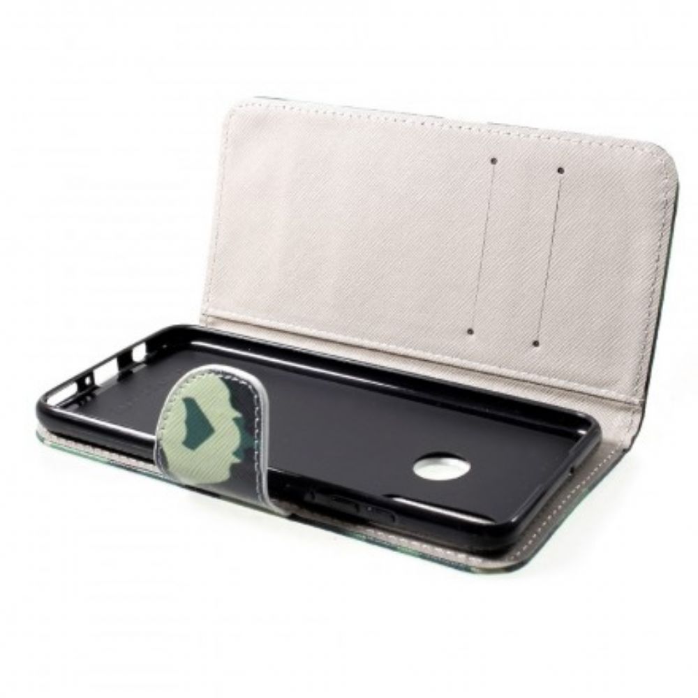 Folio-hoesje voor Huawei P30 Lite Militaire Camouflage