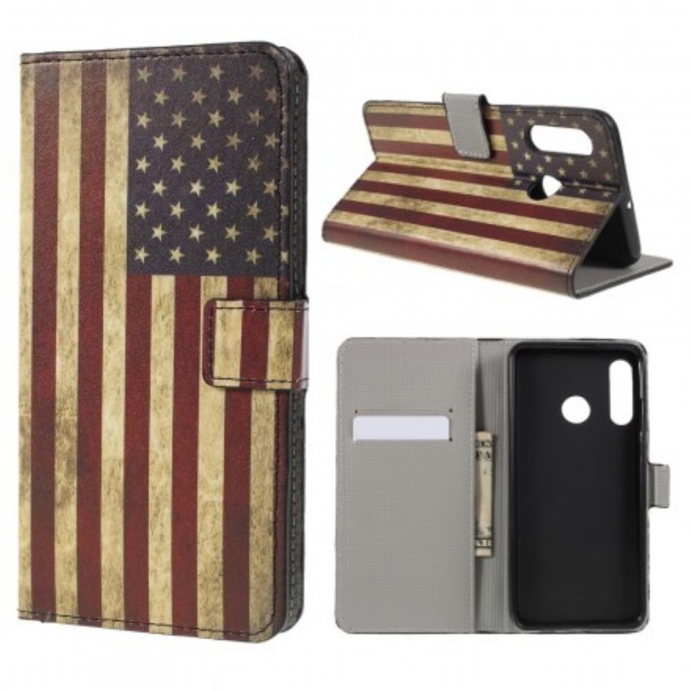 Folio-hoesje voor Huawei P30 Lite Vlag Van De Vs