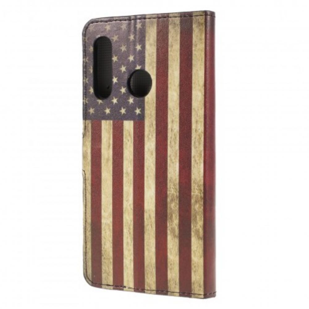 Folio-hoesje voor Huawei P30 Lite Vlag Van De Vs