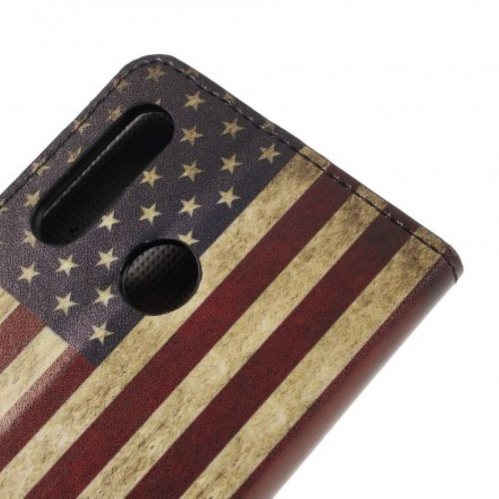 Folio-hoesje voor Huawei P30 Lite Vlag Van De Vs