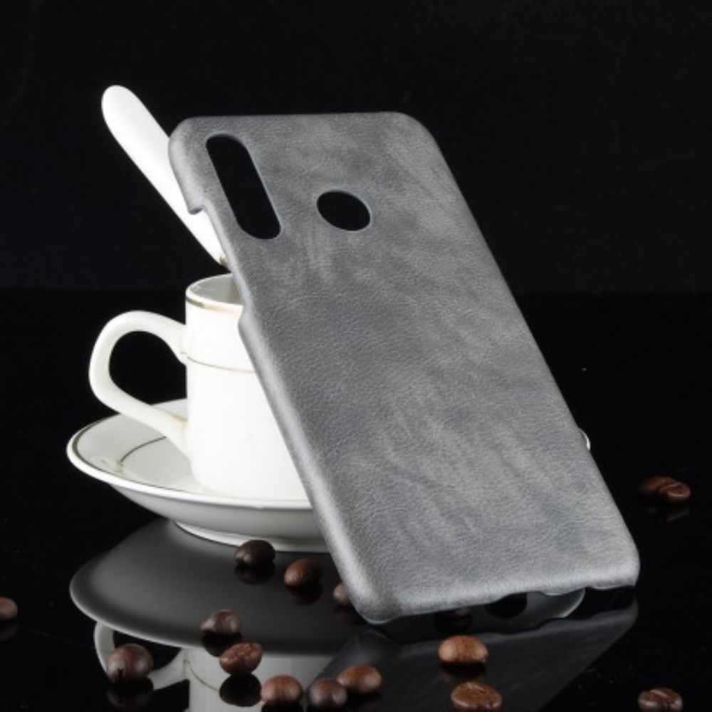 Hoesje voor Huawei P30 Lite Litchi-leereffect