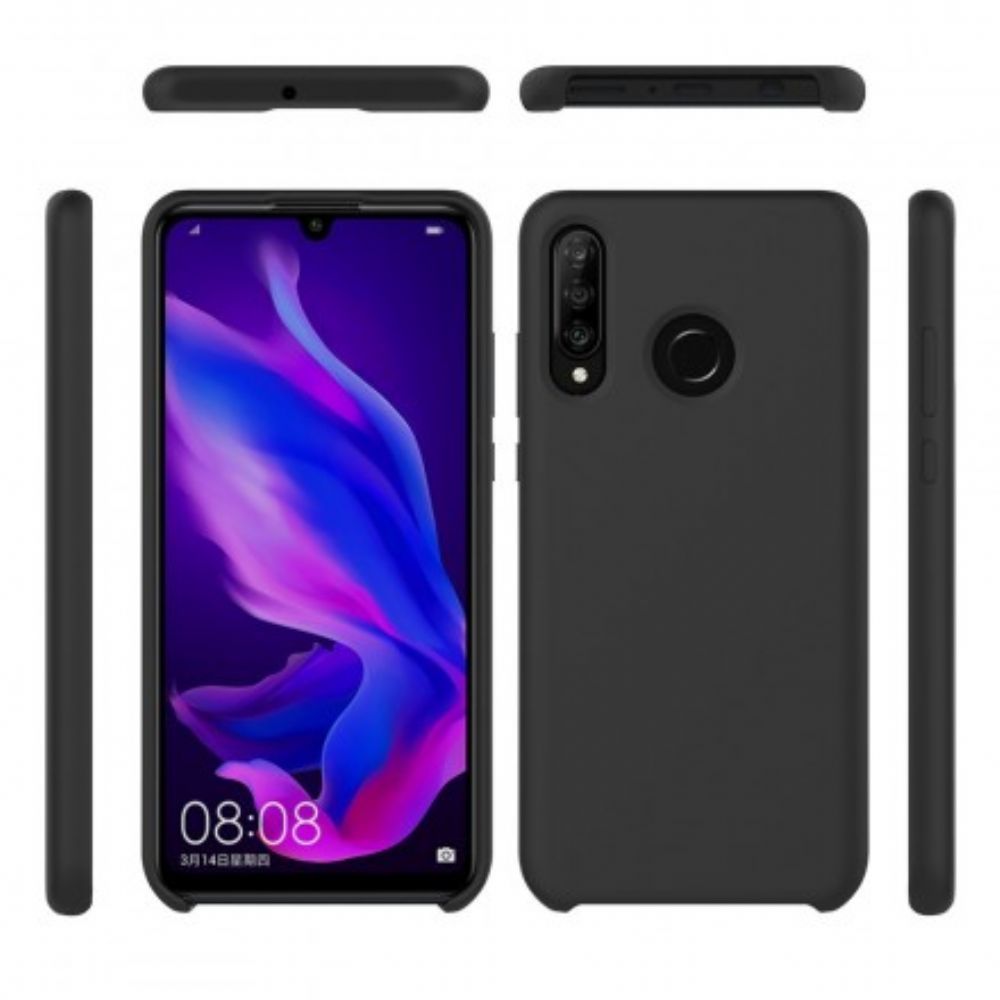 Telefoonhoesje voor Huawei P30 Lite Siliconen Vloeistof