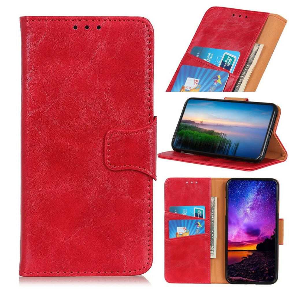 Folio-hoesje voor Samsung Galaxy A20s Flip Case Dubbelzijdige Magnetische Klep
