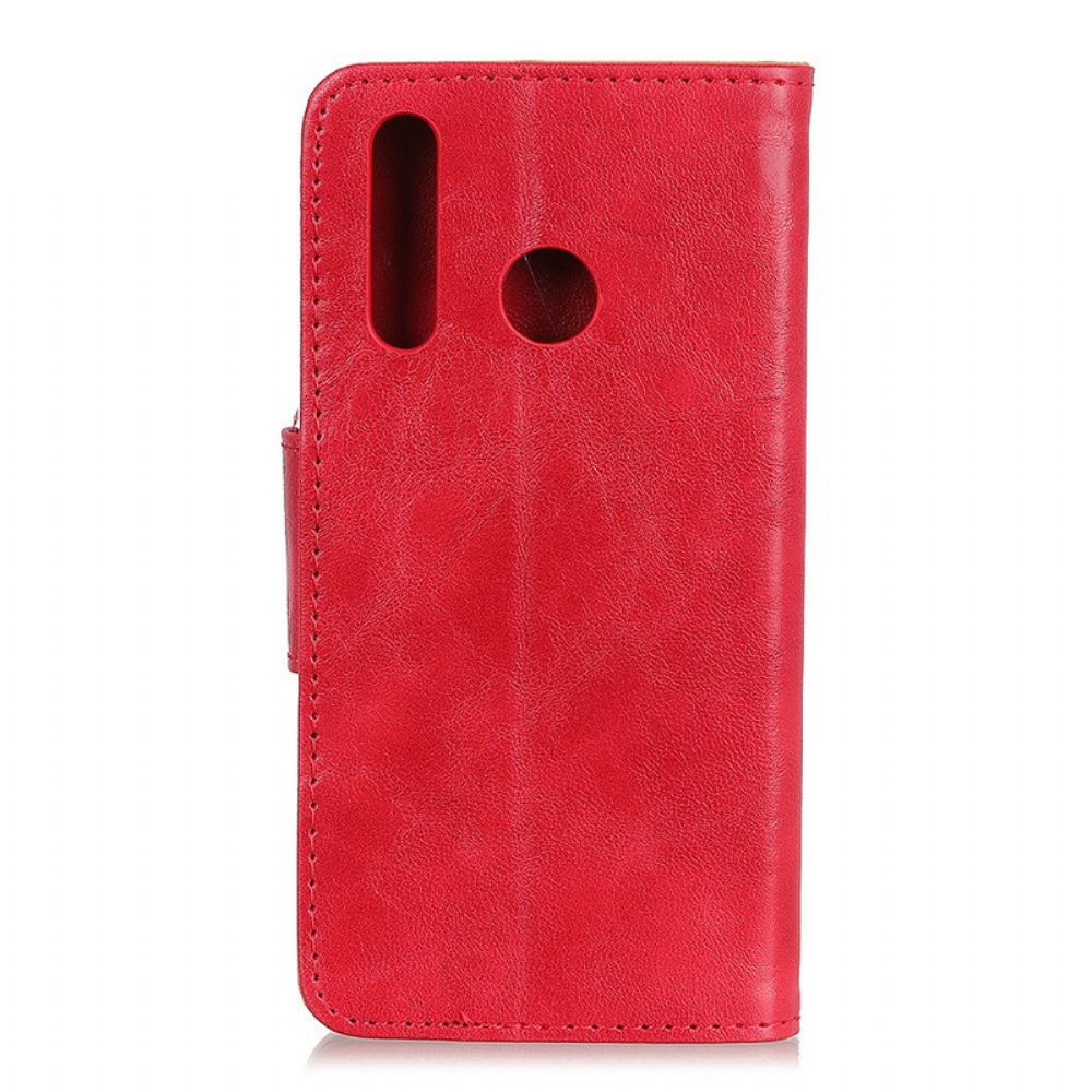 Folio-hoesje voor Samsung Galaxy A20s Flip Case Dubbelzijdige Magnetische Klep