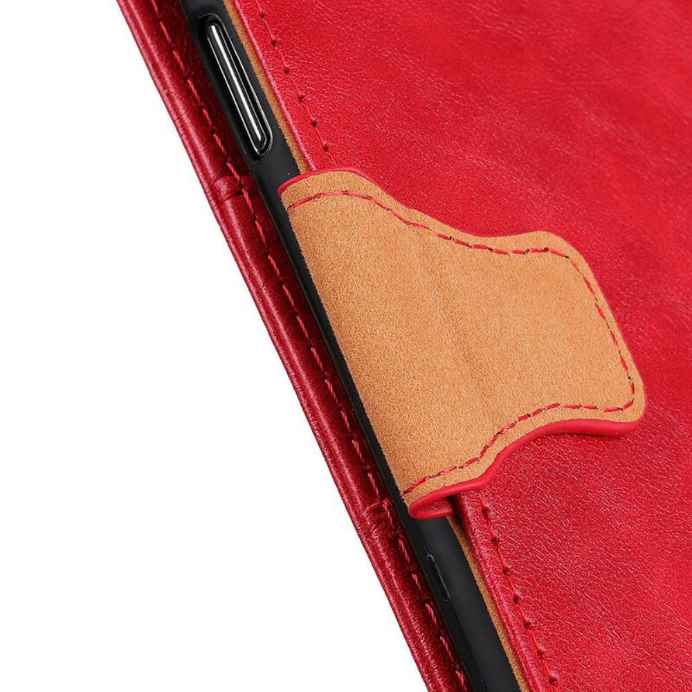Folio-hoesje voor Samsung Galaxy A20s Flip Case Dubbelzijdige Magnetische Klep
