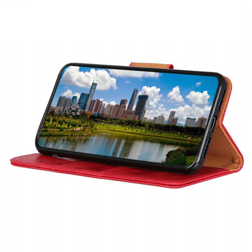 Folio-hoesje voor Samsung Galaxy A20s Flip Case Dubbelzijdige Magnetische Klep