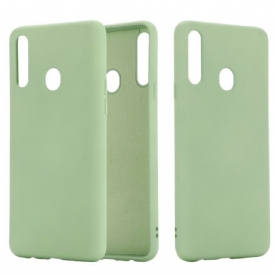 Hoesje voor Samsung Galaxy A20s Siliconen Vloeistof