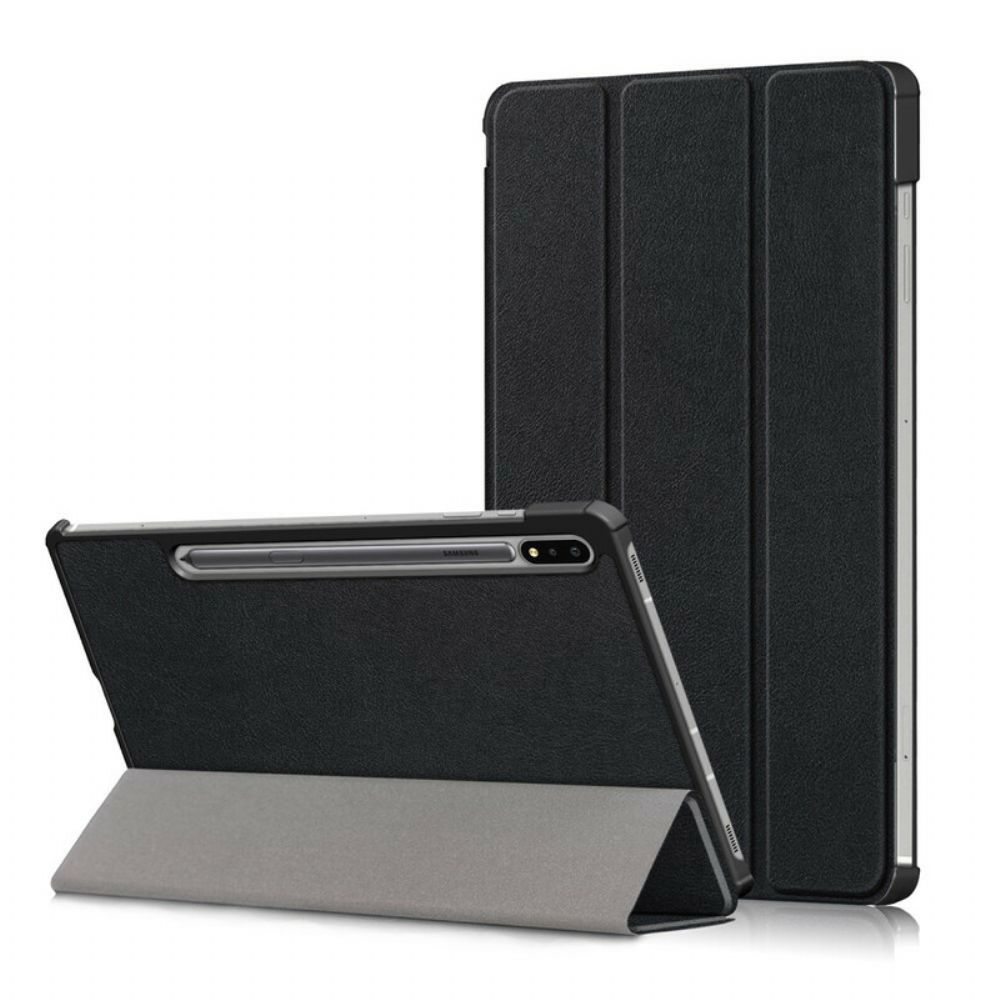 Bescherming Hoesje voor Samsung Galaxy Tab S7 / Tab S8 Versterkte Drievoudige Vouw