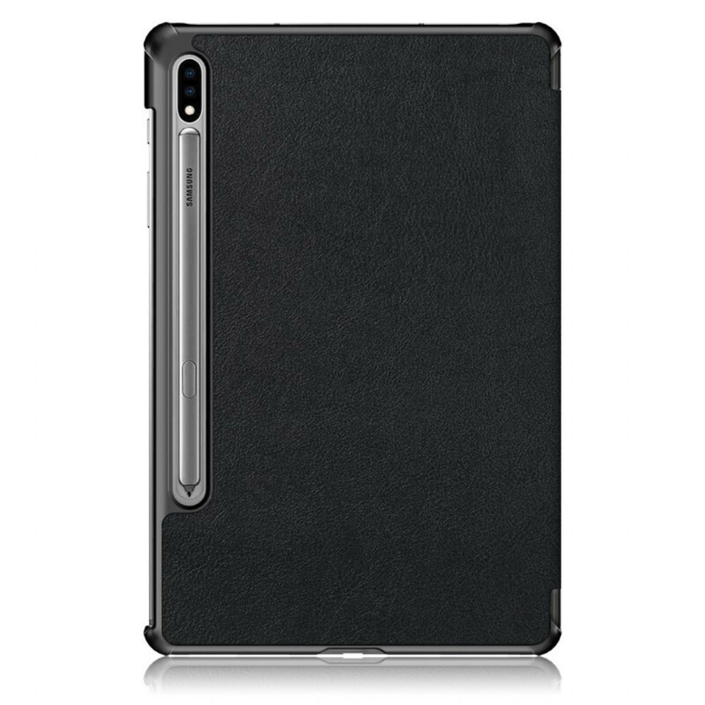 Bescherming Hoesje voor Samsung Galaxy Tab S7 / Tab S8 Versterkte Drievoudige Vouw