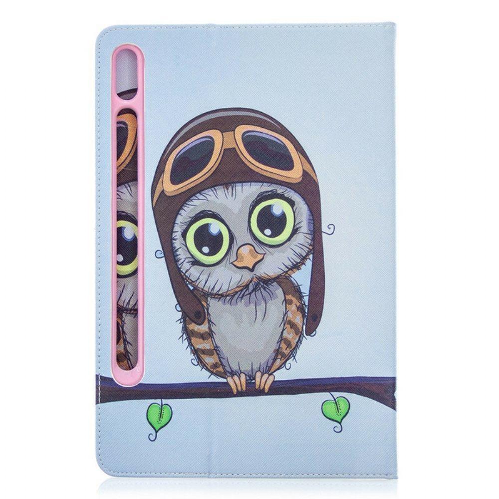 Case voor Samsung Galaxy Tab S7 / Tab S8 Reizende Uil