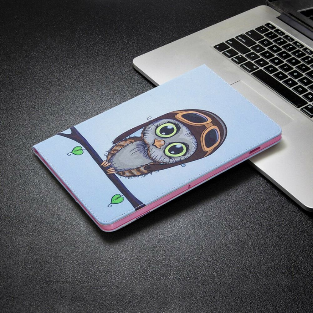 Case voor Samsung Galaxy Tab S7 / Tab S8 Reizende Uil