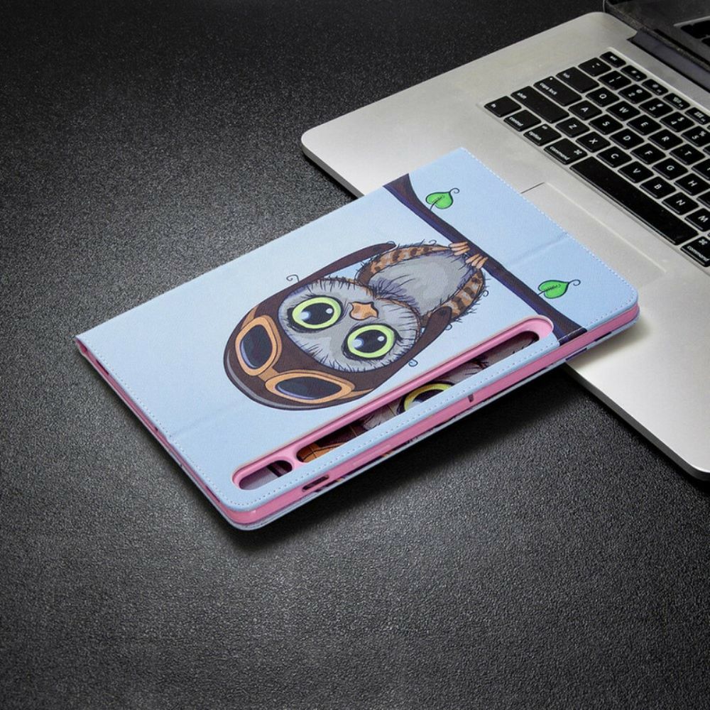 Case voor Samsung Galaxy Tab S7 / Tab S8 Reizende Uil