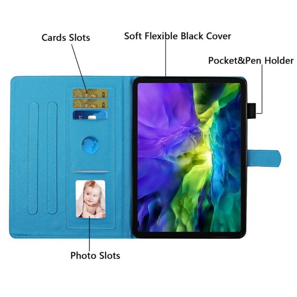 Folio-hoesje voor Samsung Galaxy Tab S7 / Tab S8 Bloeiende Takken