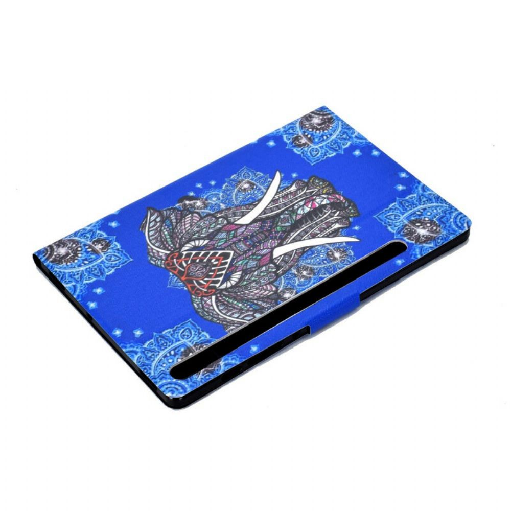 Folio-hoesje voor Samsung Galaxy Tab S7 / Tab S8 Indische Olifant