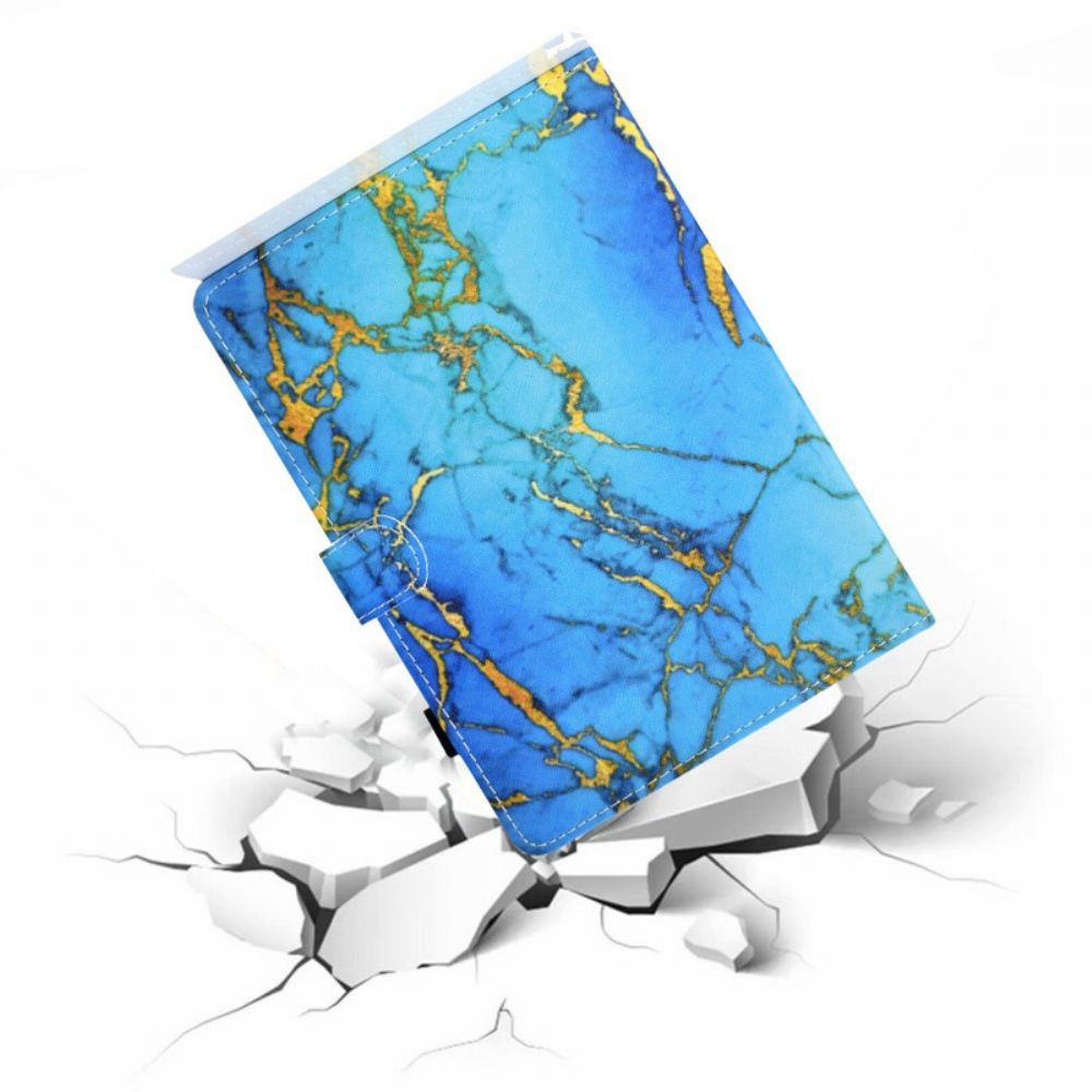 Folio-hoesje voor Samsung Galaxy Tab S7 / Tab S8 Marmeren Stijl