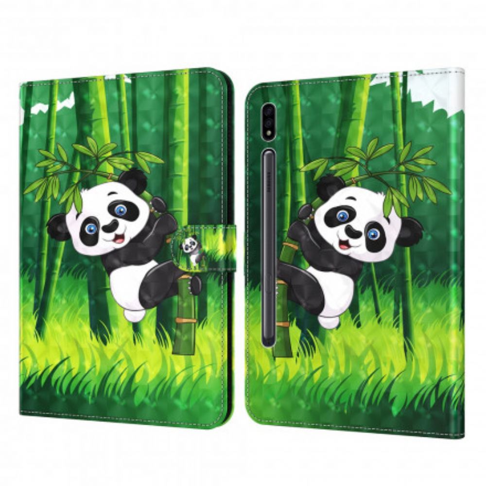 Folio-hoesje voor Samsung Galaxy Tab S7 / Tab S8 Panda