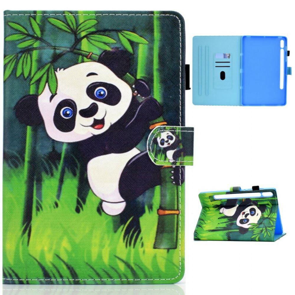 Folio-hoesje voor Samsung Galaxy Tab S7 / Tab S8 Panda