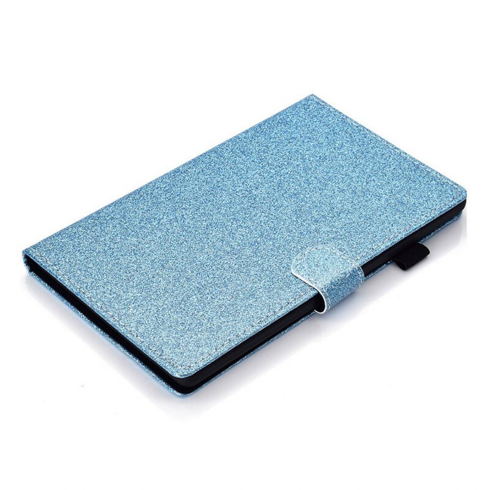 Leren Hoesje voor Samsung Galaxy Tab S7 / Tab S8 Fonkelende Pailletten