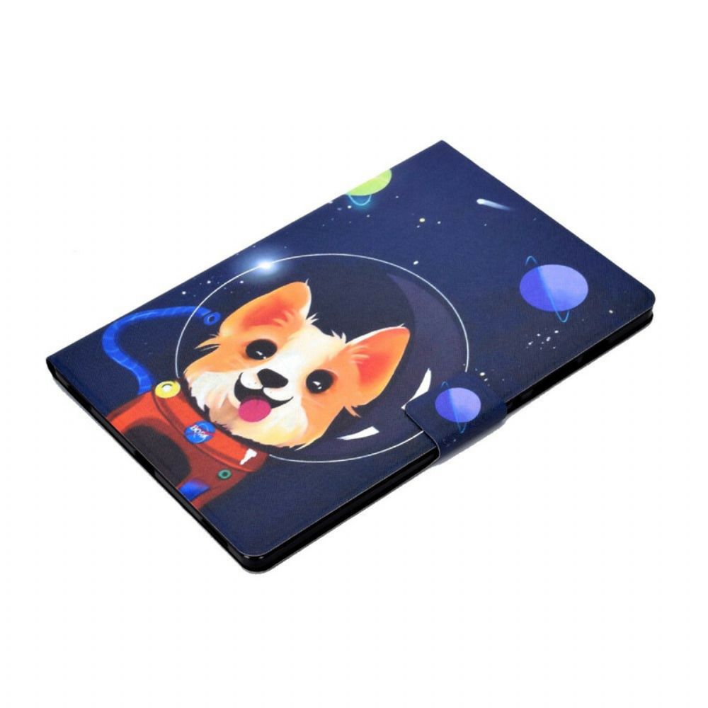 Leren Hoesje voor Samsung Galaxy Tab S7 / Tab S8 Ruimtehond