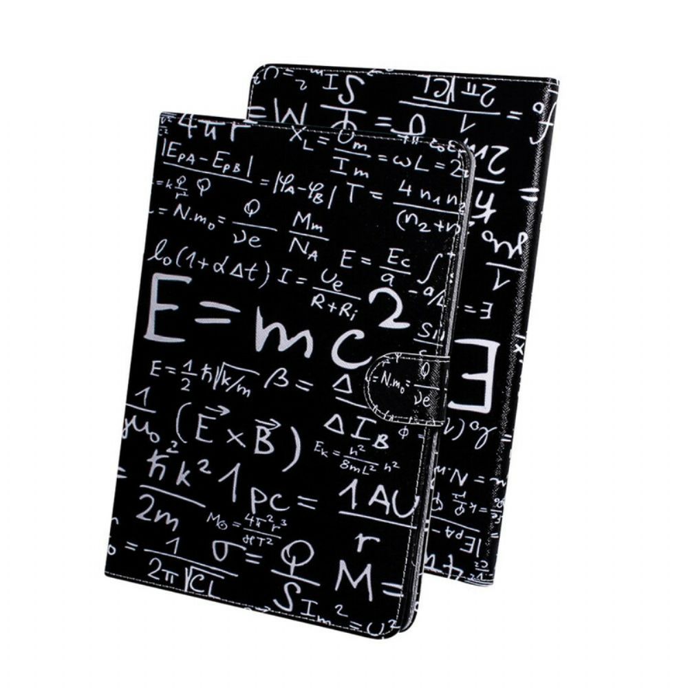 Leren Hoesje voor Samsung Galaxy Tab S7 / Tab S8 Wiskundige Berekeningen