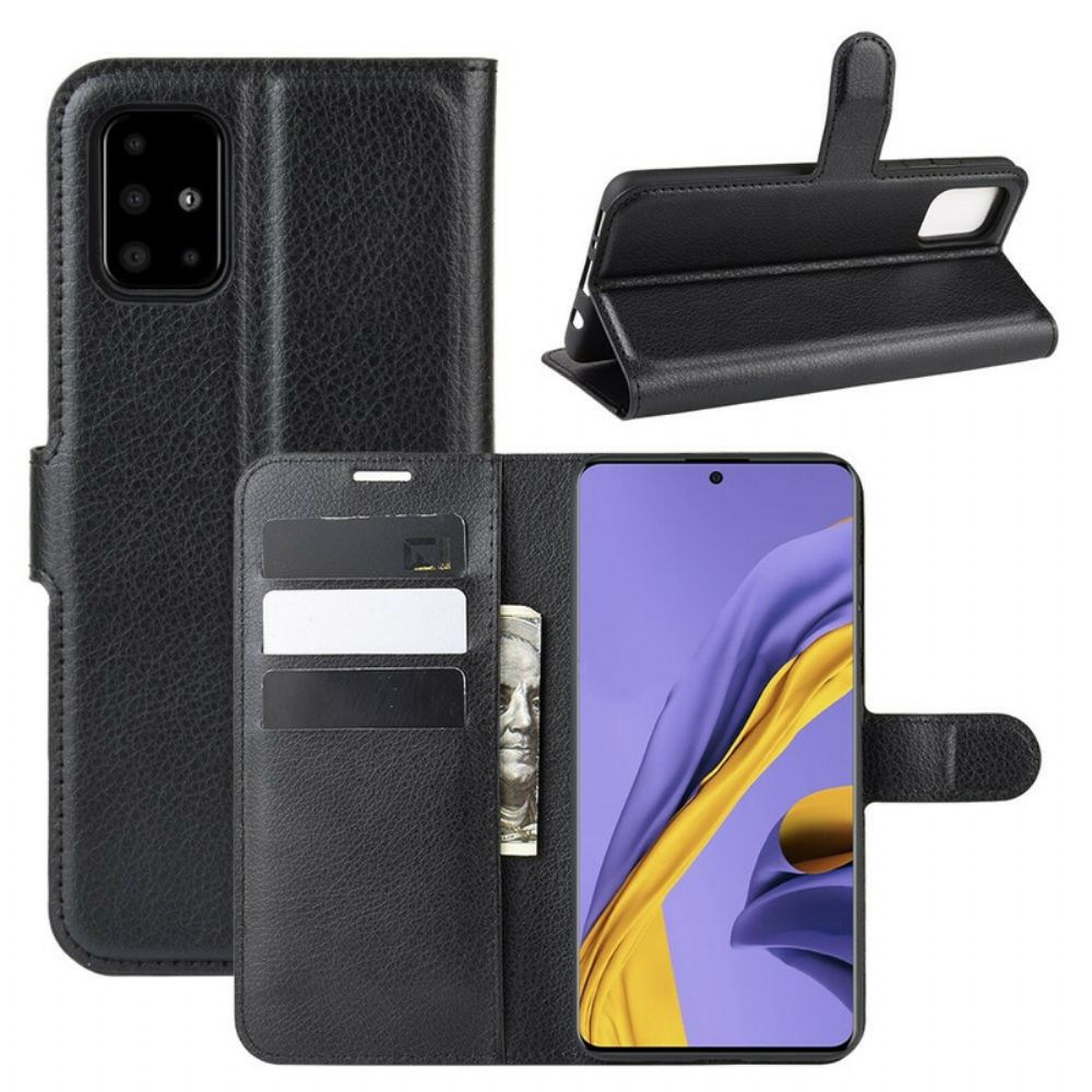 Folio-hoesje voor Samsung Galaxy A51 Klassiek