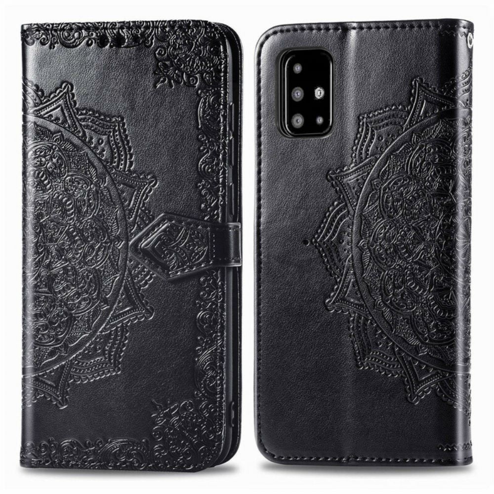 Folio-hoesje voor Samsung Galaxy A51 Mandala Van Middelbare Leeftijd