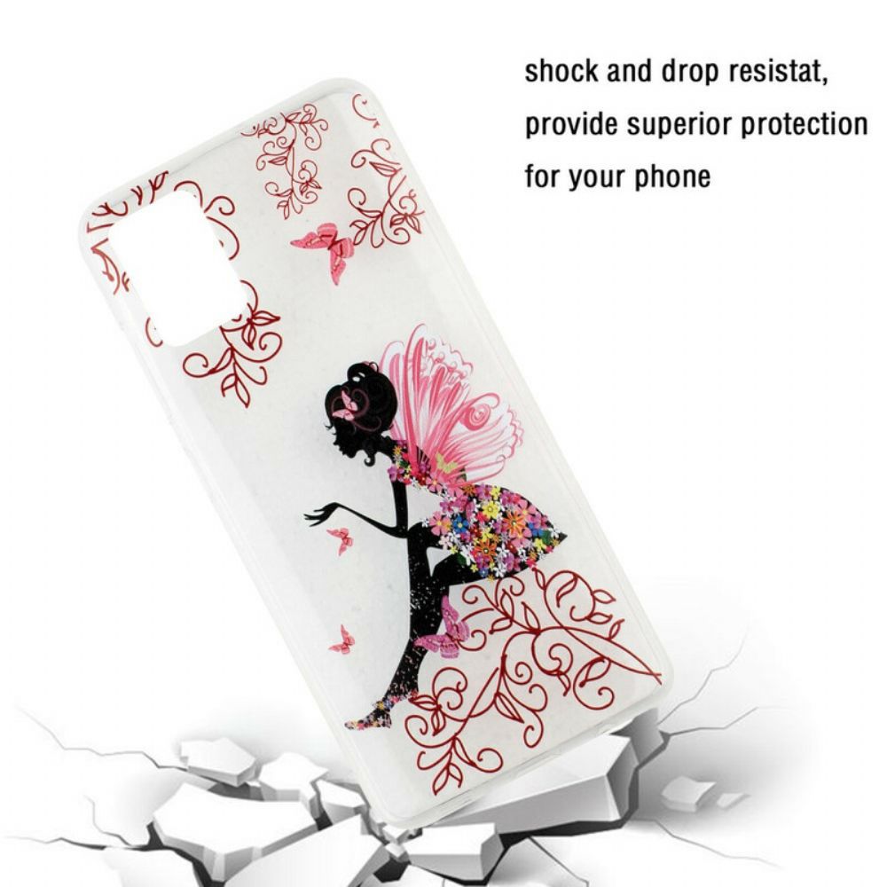 Telefoonhoesje voor Samsung Galaxy A51 Transparante Bloemenfee