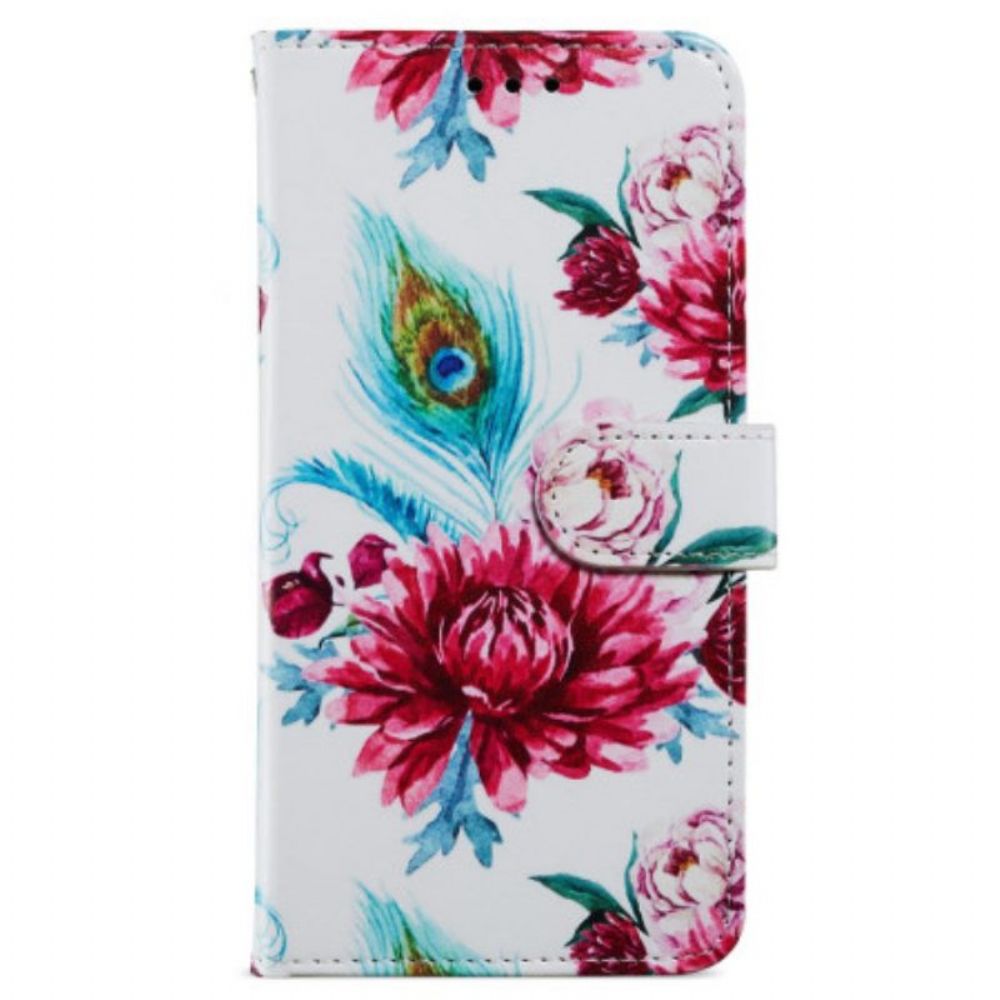 Flip Case voor Google Pixel 7A Bloemen