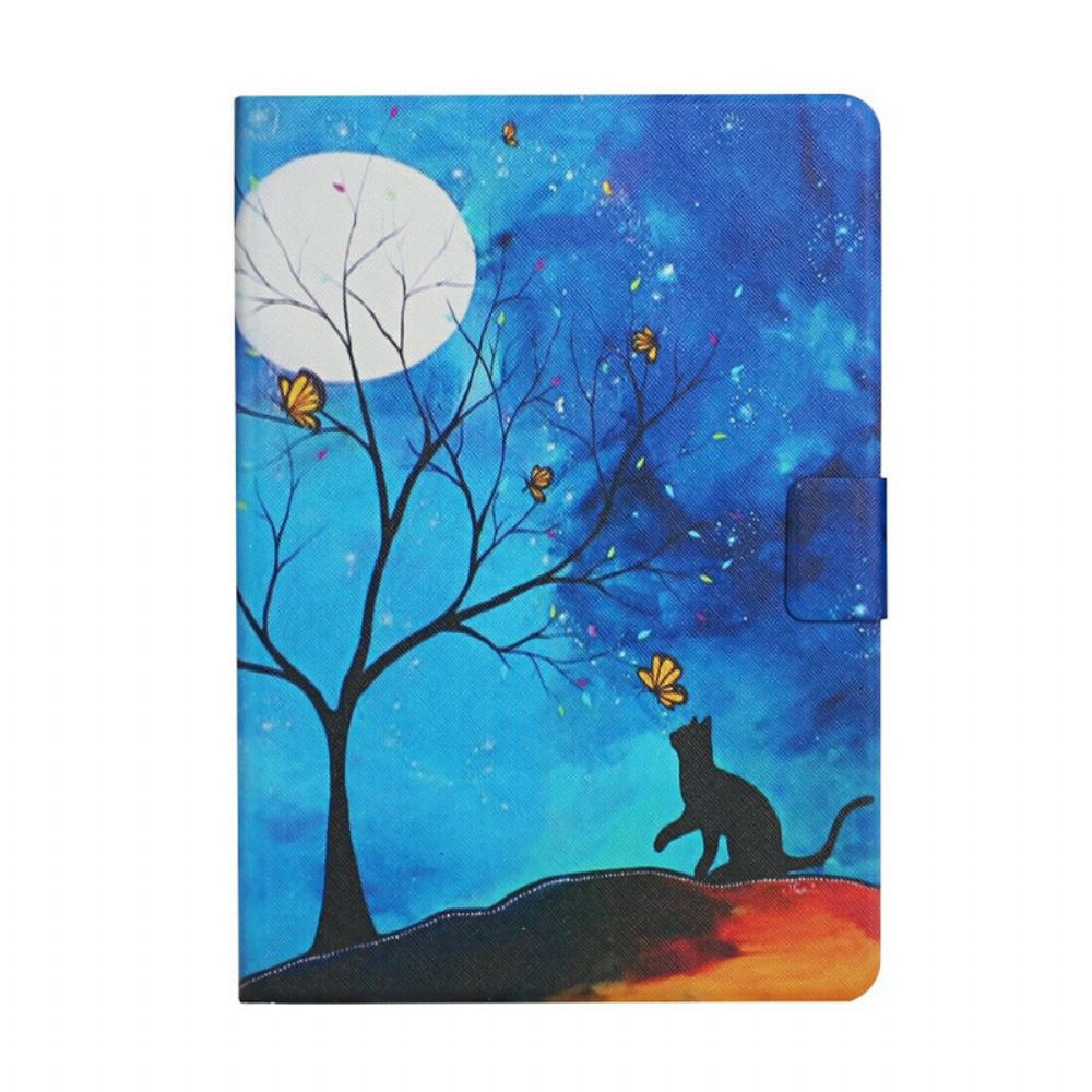 Flip Case voor Samsung Galaxy Tab S6 Boom Naar De Maan En De Zon