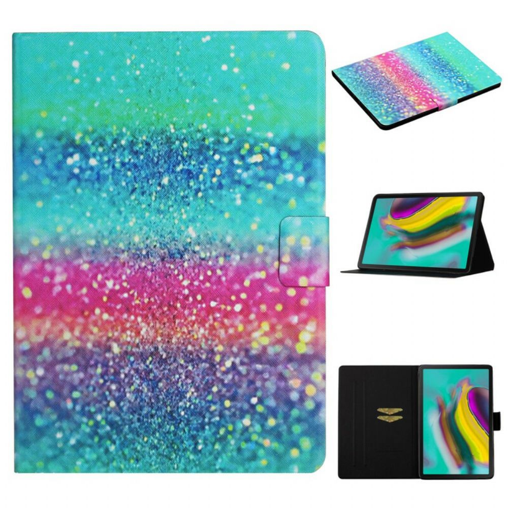 Folio-hoesje voor Samsung Galaxy Tab S6 Element Pailletten