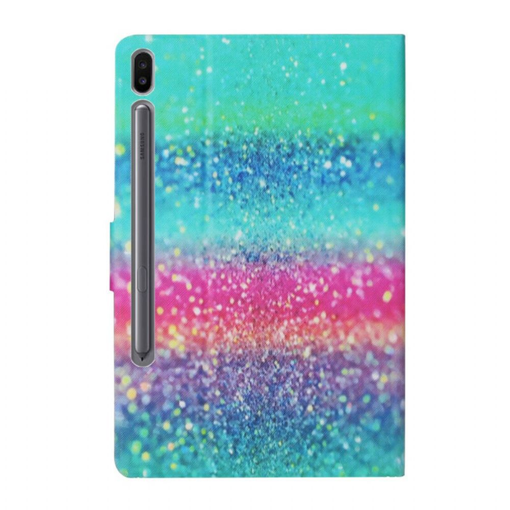Folio-hoesje voor Samsung Galaxy Tab S6 Element Pailletten