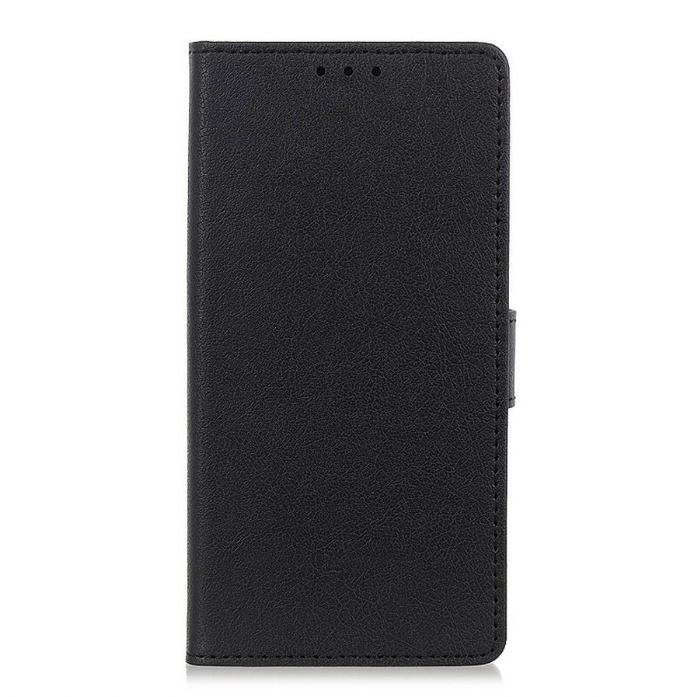 Leren Hoesje voor Sony Xperia 10 II Klassiek Kunstleer