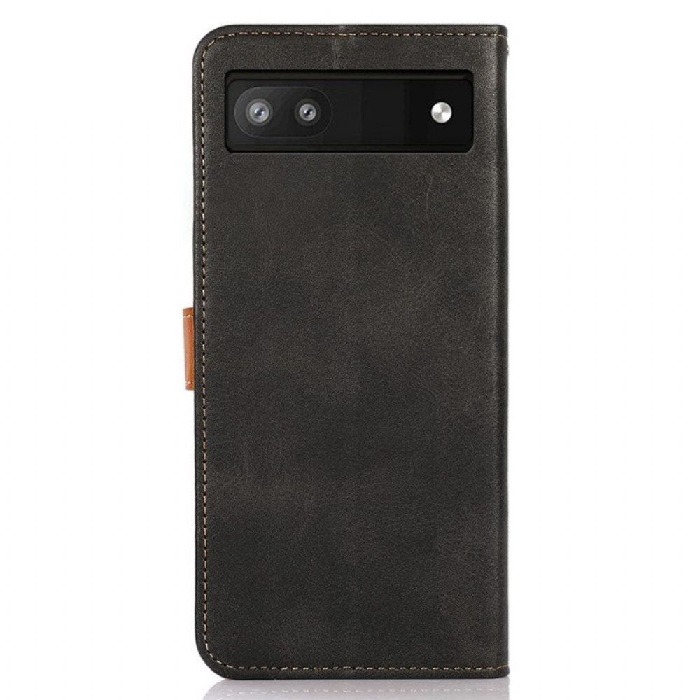 Flip Case voor Google Pixel 7A Khazneh Met Riem